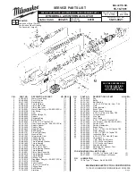 Milwaukee 55-16-7001 Service Parts List предпросмотр