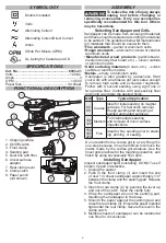 Preview for 4 page of Milwaukee 6033-21 Operator'S Manual