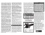 Preview for 4 page of Milwaukee 6117-59 Operator'S Manual