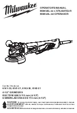 Preview for 1 page of Milwaukee 6141-30 Operator'S Manual