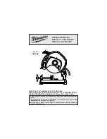 Предварительный просмотр 1 страницы Milwaukee 6177-20 Operator'S Manual