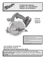 Preview for 1 page of Milwaukee 6320-20 Operator'S Manual