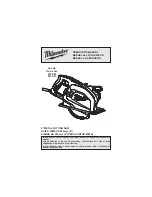 Предварительный просмотр 2 страницы Milwaukee 6370-20 Operator'S Manual