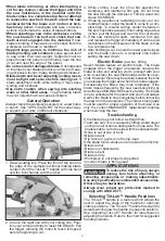 Preview for 8 page of Milwaukee 6390-20 Operator'S Manual