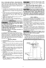 Preview for 10 page of Milwaukee 6480-20 Operator'S Manual