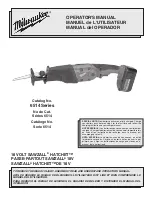 Milwaukee 6514 Series Operator'S Manual preview