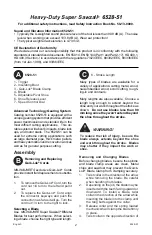 Preview for 4 page of Milwaukee 6528-51 Manual