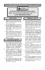 Preview for 2 page of Milwaukee 6550-20 Operator'S Manual