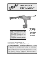 Milwaukee 6560 Series Operator'S Manual preview
