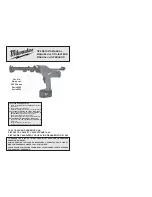 Preview for 1 page of Milwaukee 6562 Series Operator'S Manual