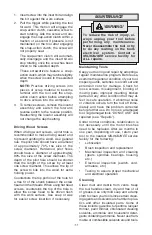 Preview for 11 page of Milwaukee 6581-20 Operator'S Manual