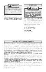 Preview for 12 page of Milwaukee 6581-20 Operator'S Manual