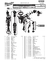 Milwaukee 7145-21 Service Parts List предпросмотр