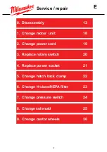 Preview for 12 page of Milwaukee 8960-20 Repair Instructions