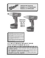 Preview for 1 page of Milwaukee 9081-20 Operator'S Manual