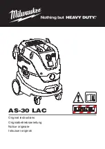 Предварительный просмотр 1 страницы Milwaukee AS-30 LAC Original Instructions Manual