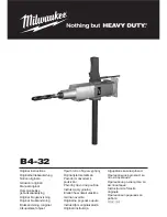 Milwaukee B4-32 Original Instructions Manual preview