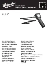 Preview for 2 page of Milwaukee C 12 IC Instructions For Use Manual