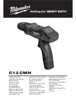 Milwaukee C12 CMH Original Instructions Manual предпросмотр