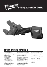 Milwaukee C12 PPC Original Instructions Manual предпросмотр