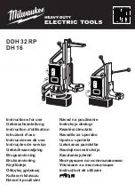 Preview for 1 page of Milwaukee DDH 32 RP Instructions For Use Manual