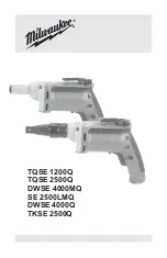 Milwaukee DWSE 4000MQ Manual preview