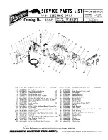 Preview for 1 page of Milwaukee Electric Drill Service Parts List