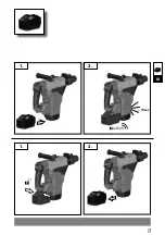 Предварительный просмотр 7 страницы Milwaukee FUEL SDS-MAX M18 FHM Original Instructions Manual