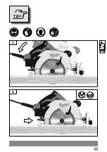 Предварительный просмотр 16 страницы Milwaukee Heavy Duty CS60 Original Instructions Manual