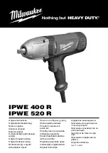 Milwaukee HEAVY DUTY IPWE 400 R Original Instructions Manual preview