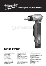 Milwaukee Heavy Duty M12 FPXP Original Instructions Manual preview