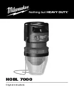 Предварительный просмотр 1 страницы Milwaukee HOBL 7000 Original Instructions Manual