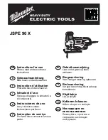 Preview for 1 page of Milwaukee JSPE 90 X Instructions For Use Manual