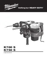 Milwaukee K700 S Original Instructions Manual предпросмотр