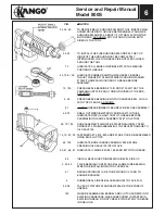 Preview for 6 page of Milwaukee Kango 800S Service & Repair Manual