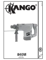 Предварительный просмотр 1 страницы Milwaukee Kango 840M Service & Repair Manual