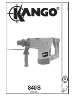 Предварительный просмотр 1 страницы Milwaukee Kango 840S Service & Repair Manual