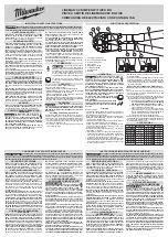 Preview for 1 page of Milwaukee LINEMAN'S CRIMPER W/ FIXED BG Quick Start Manual