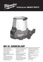 Milwaukee M 18 ONESLSP Original Instructions Manual предпросмотр