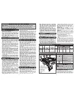 Preview for 2 page of Milwaukee M12 2410-20 Operator'S Manual