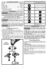 Preview for 4 page of Milwaukee M12 2426-20 Operator'S Manual