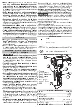 Предварительный просмотр 3 страницы Milwaukee M12 2435-20 Operator'S Manual