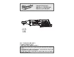 Preview for 1 page of Milwaukee M12 2456-20 Operator'S Manual