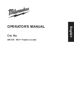 Preview for 3 page of Milwaukee M12 2580-20 Operator'S Manual