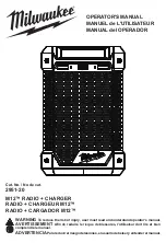 Preview for 1 page of Milwaukee M12 2951-20 Operator'S Manual