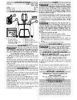 Preview for 3 page of Milwaukee M12 302B Series Operator'S Manual