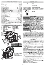 Предварительный просмотр 3 страницы Milwaukee M12 3622-20 Operator'S Manual