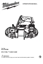 Preview for 1 page of Milwaukee M12 FBS64 Operator'S Manual