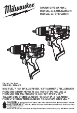 Preview for 1 page of Milwaukee M12 FUEL 2503-20 Operator'S Manual