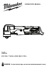 Preview for 1 page of Milwaukee M12 FUEL 2526-20 Operator'S Manual